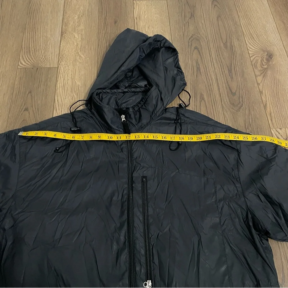 RL Ralph‎ Lauren Polo Jean Company Y2K Spellout Windbreaker Jacket Black